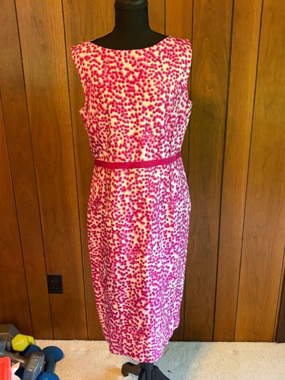 Giambattista Valli Shift dress pink splash